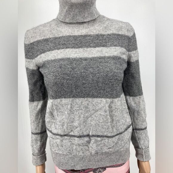 Banana Republic by Filpucci Merino Wool Cachmere Gray Knit Sweater Size S - Picture 1 of 6